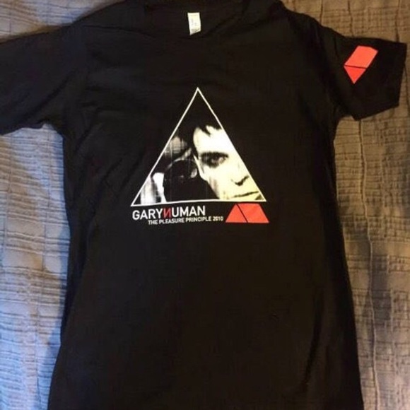 Gary NUMAN Tshirt mens Sz S from the 2010 Pleasure Principle Tour NEW - Picture 2 of 3